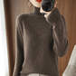 💖Maglione donna a collo alto tinta unita