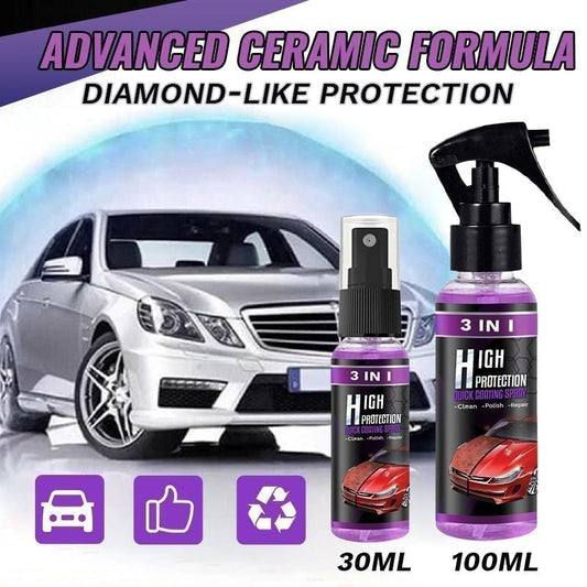 🔥 Ultimo giorno 50% di sconto🔥 3 in 1 Spray di rivestimento rapido per auto ad alta protezione
