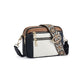 👜Crossbody in pelle fatta a mano con cinghie colorate