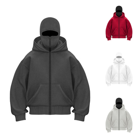 🔥 Felpa con cappuccio e zip Ninja per uomo e donna - Protezione completa