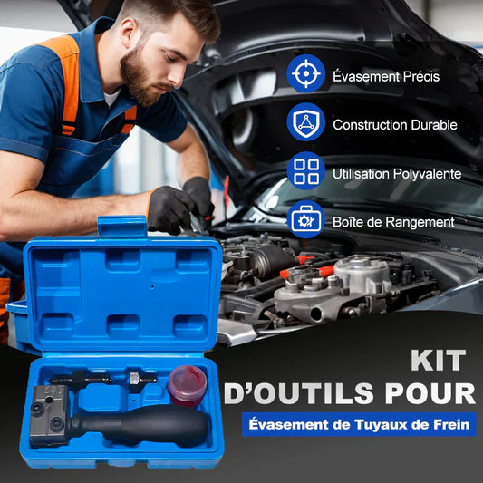 Kit Universel d'Outils d'Évasement de Tuyau de Frein Automobile