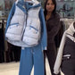 Nuovo set autunno-inverno con gilet + felpa + pantaloni casual