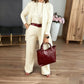 🌸 🌸 Elegante cardigan lungo + camicia + pantaloni 3 in 1