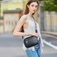 👜Crossbody in pelle fatta a mano con cinghie colorate
