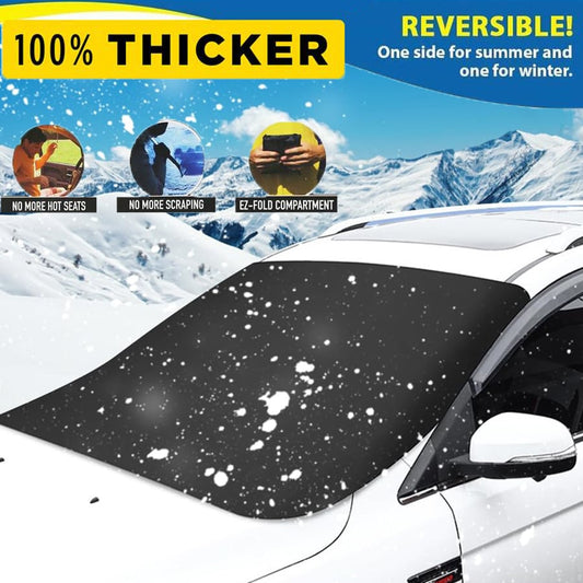 🚗 50% SCONTO! ❄️ COPERTURA NEVE MAGNETICA - Installazione Istantanea per Auto, Protezione Antigelo e Antineve, Design Compatto per Riporto 🌨️🛡️
