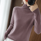 💖Maglione donna a collo alto tinta unita