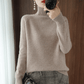 💖Maglione donna a collo alto tinta unita