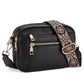 👜Crossbody in pelle fatta a mano con cinghie colorate
