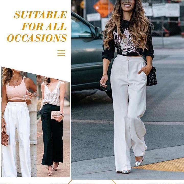 ✨Vendita calda-50% OFF✨Pantaloni Larghi Casuali Da Donna-4