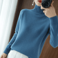 💖Maglione donna a collo alto tinta unita