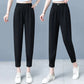 Pantaloni dritti casual elasticizzati traspiranti da donna