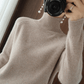 💖Maglione donna a collo alto tinta unita