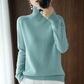 💖Maglione donna a collo alto tinta unita