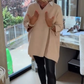 Top Donna a Maniche Lunghe con Colletto a Camicia