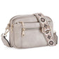 👜Crossbody in pelle fatta a mano con cinghie colorate