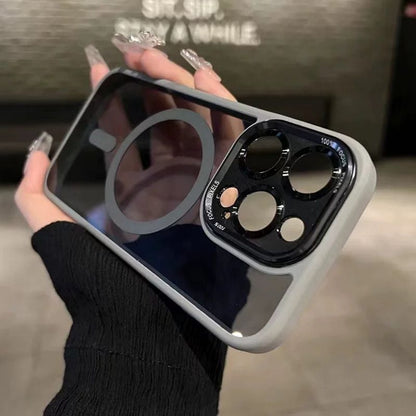 💥Sconto vendita calda del 50%🎁Custodia protettiva magnetica colorata antiurto per iPhone✨