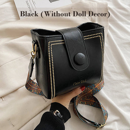 Borsa Vintage con Tracolla Larga Regolabile