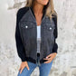 Giacca da donna Creative Denim Splicing 🧥 - Streetwear elegante per un look quotidiano e cool