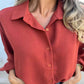 💕Camicia da donna elegante a tinta unita button-up