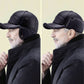 🧢🐂Nuovo cappello invernale da uomo con paraorecchie piatto in pelle di pecora