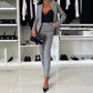 📦Consegna gratuita📦Set Di Pantaloni Sartoriali E Blazer Doppiopetto Da Donna