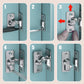 90-Degree Right Angle Sliding Door Lock Latch