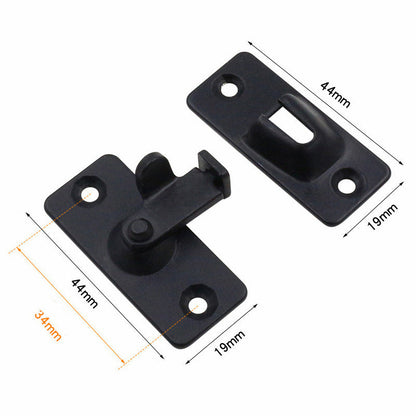 90-Degree Right Angle Sliding Door Lock Latch