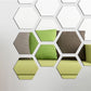 Stickers muraux miroir hexagonal acrylique imperméable