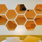 Stickers muraux miroir hexagonal acrylique imperméable
