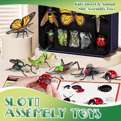 🐞Giocattoli per bambini con animali e insetti da montare🎄🎁