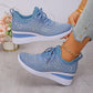 Scarpe sportive traspiranti in rete con strass
