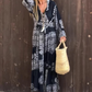 Vestito Casual Fluido da Donna con Scollo a V