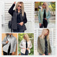 Giacca Puffa a Maglia Patchwork da Donna