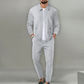 🔥Giacca con risvolto e pantaloni da jogging da uomo, set da 2 pezzi