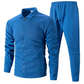 🔥Giacca con risvolto e pantaloni da jogging da uomo, set da 2 pezzi