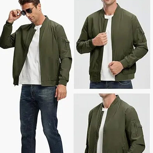 Prezzi imbattibili🥰🤩Giacca da bomber leggero da uomo