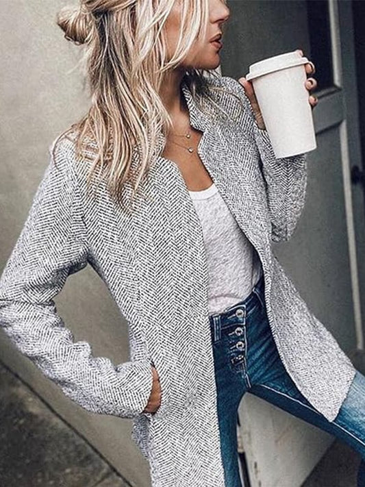 💐Big Sale-50% OFF💕 Coperta lunghe con tasca lunga delle donne.