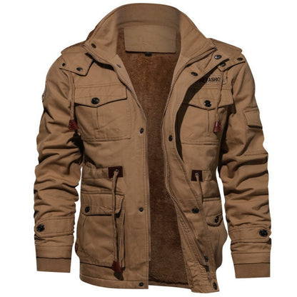🔥Giacca militare da uomo con coulisse in cotone - Comfort e stile insieme