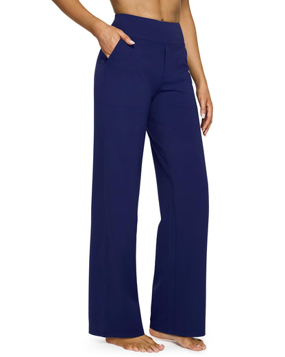 💖 ULTIMO GIORNO DI VENDITA 50% DI SCONTO💖 Pantaloni donna a vita alta Stretch Casual Yoga a gamba larga