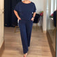 🌸 🌸 Elegante cardigan lungo + camicia + pantaloni 3 in 1