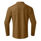 T-shirt a maniche lunghe slim fit a collo alto da uomo