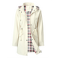 Trench donna impermeabile con cappuccio lungo