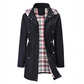 Trench donna impermeabile con cappuccio lungo