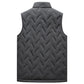 Gilet invernale caldo e casual da uomo trapuntato