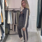 Set di 2 pezzi Blazer e pantaloni a righe laterali