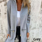 Giacca felpata con cappuccio a maniche lunghe con zip, moda casual