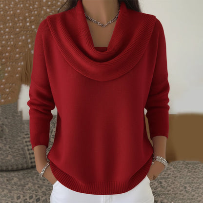 🌟🌟Maglione donna elegante e accogliente con colletto a cappuccio