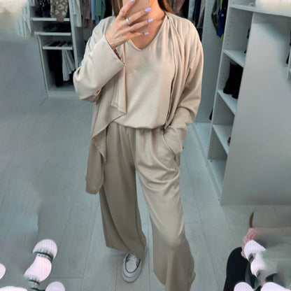🥰 Set 3 pezzi da donna in tinta unita