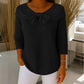 Maglione da donna in maglia con fiocco