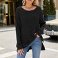 Maglione tunica oversize a maglia morbida da donna